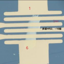 Mechanically Exfoliated HfS2 FET Device
