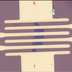 Mechanically Exfoliated ReS2 FET Device