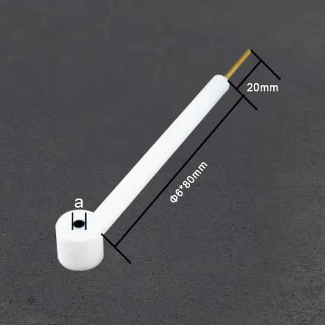 L-shape Glassy Carbon Disc Electrode (PTFE)
