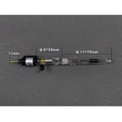 ELE-RE-16.png Mercury Oxide (Hg/HgO) Reference Electrode-Double Salt Bridge option – view 2