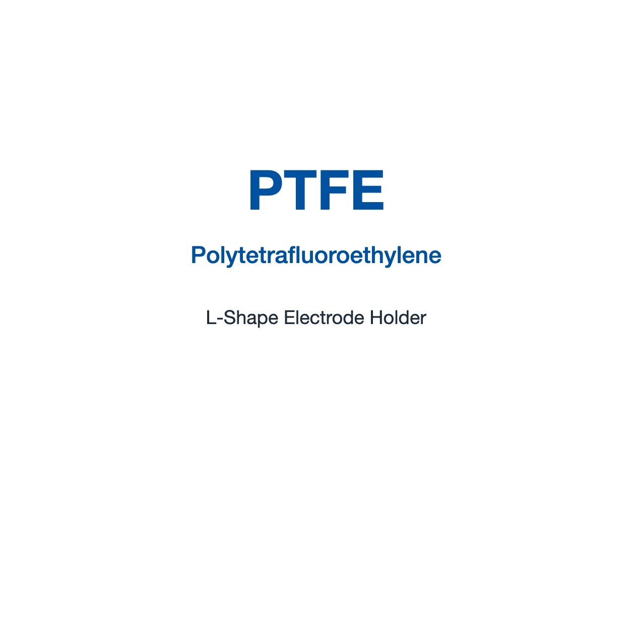 Glassy Carbon L-shape Electrode Holder (PTFE)