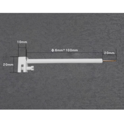 Platinum L-shape Electrode Holder (PTFE)