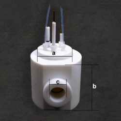 PTFE Optical Electrochemical Cell, Sealed/Unsealed