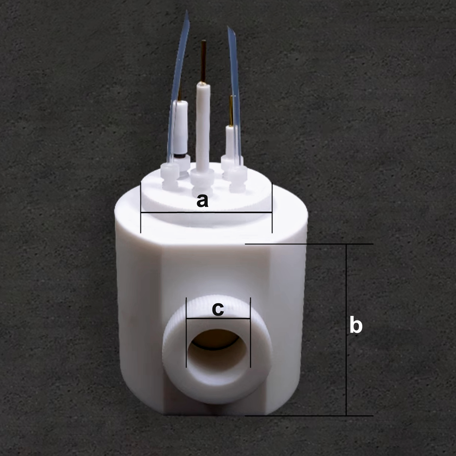 PTFE Optical Electrochemical Cell, Sealed/Unsealed