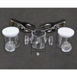 Triple Chamber Electrochemical Cell, Sealed/Unsealed