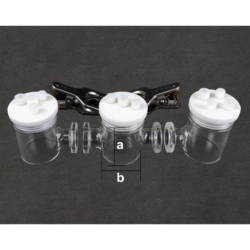 Triple Chamber Electrochemical Cell, Sealed/Unsealed – view 2