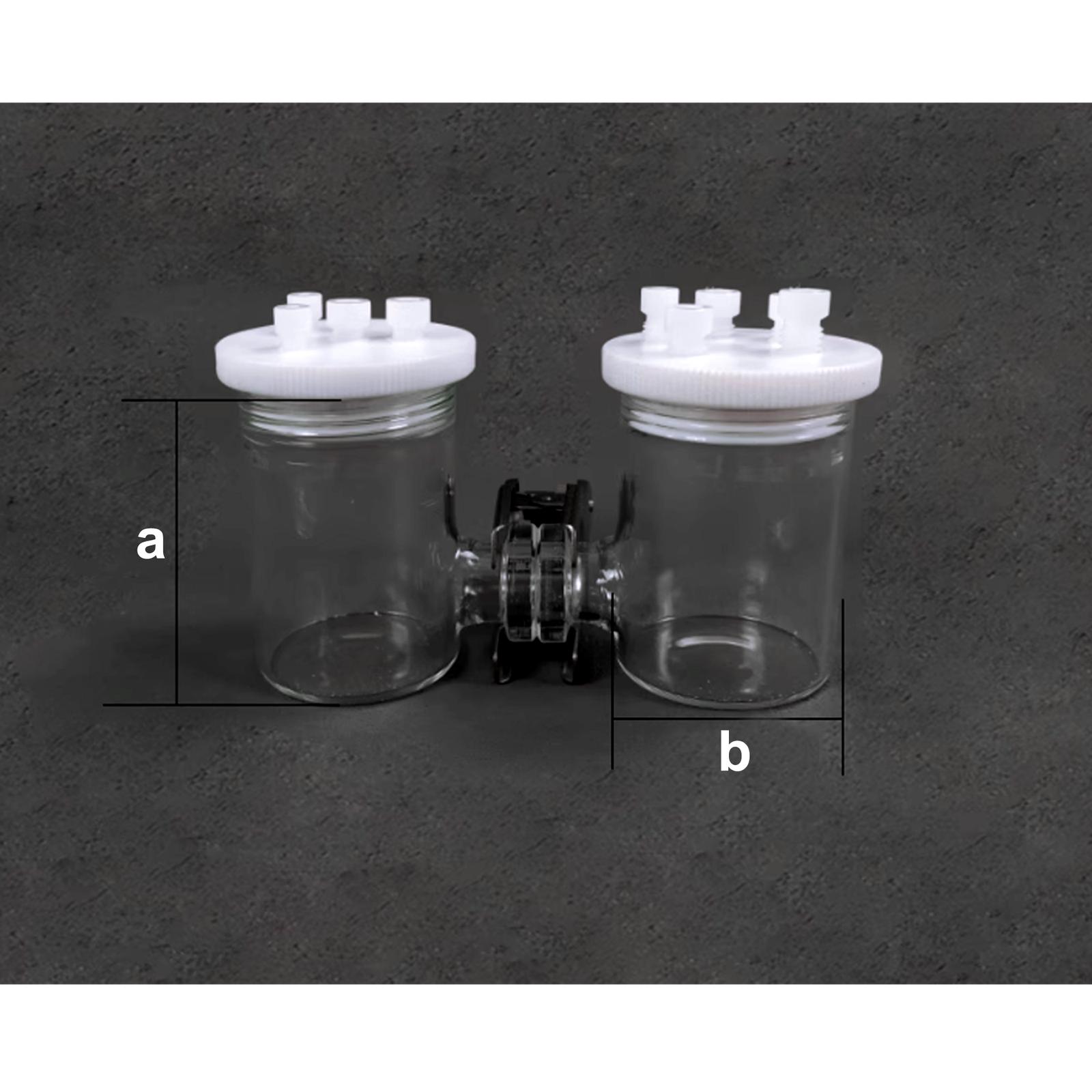 H Type Electrochemical Cell, Sealed/Unsealed – view 2