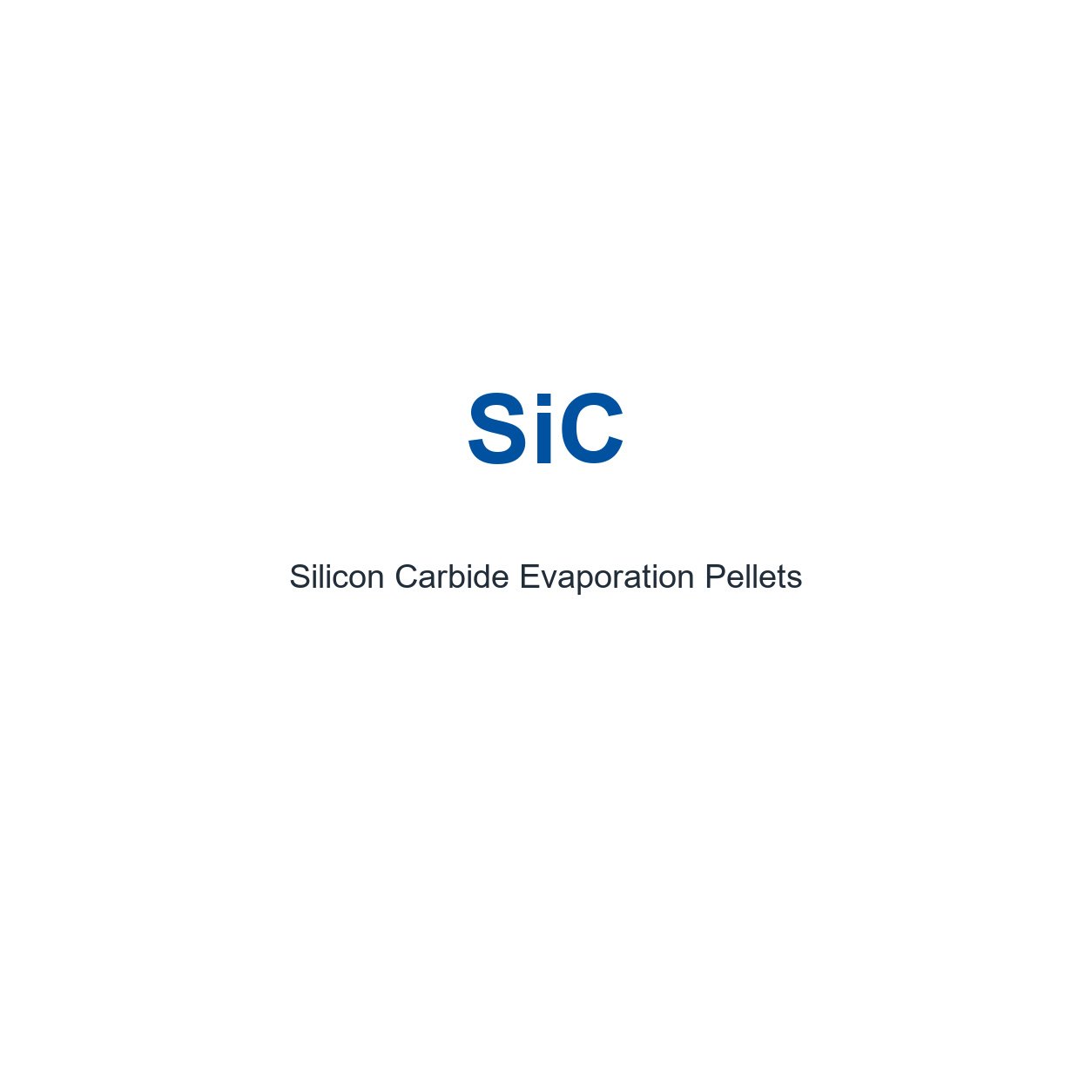 Silicon Carbide (SiC) Evaporation Pellets, 99.9% Purity
