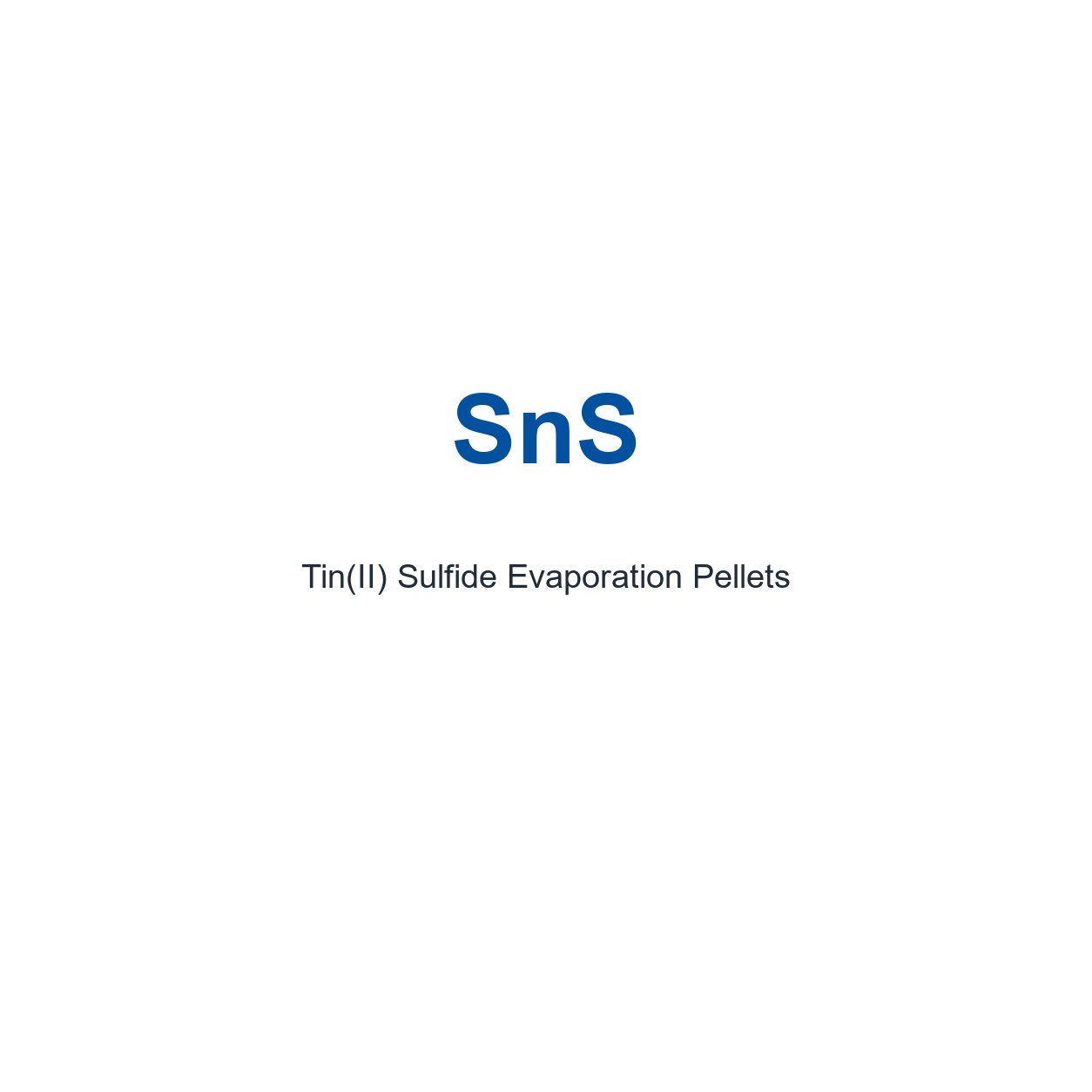 Tin(II) Sulfide (SnS) Evaporation Pellets, 99.99% Purity